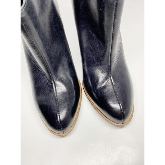 DMSX Donald J Pliner Black Leather Ankle Boots - Picture 7 of 10